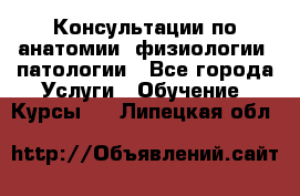 Консультации по анатомии, физиологии, патологии - Все города Услуги » Обучение. Курсы   . Липецкая обл.